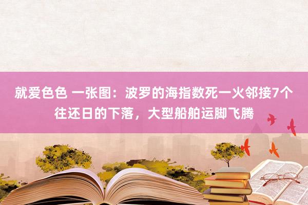 就爱色色 一张图：波罗的海指数死一火邻接7个往还日的下落，大型船舶运脚飞腾