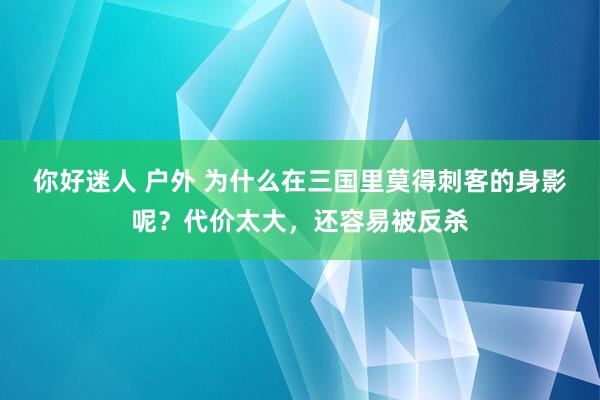 你好迷人 户外 为什么在三国里莫得刺客的身影呢？代价太大，还容易被反杀